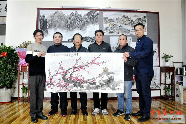 天津市知名画家(按年龄排序)吕宝珠,段博军,宋世凯,田军,书法家孙铁