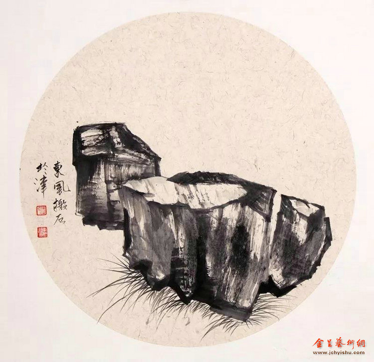 著名画家王东风经验积累30载凝聚心血绘百石佳作